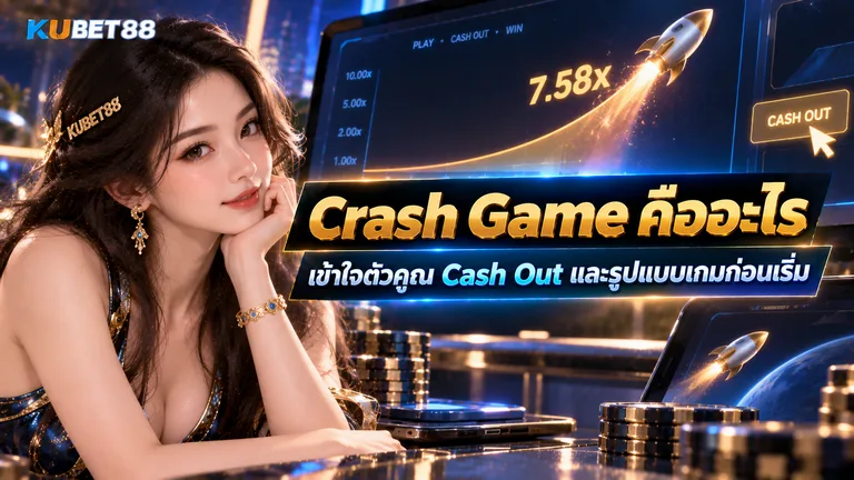 Crash Game คืออะไร เข้าใจตัวคูณ Cash Out และรูปแบบเกมก่อนเริ่ม