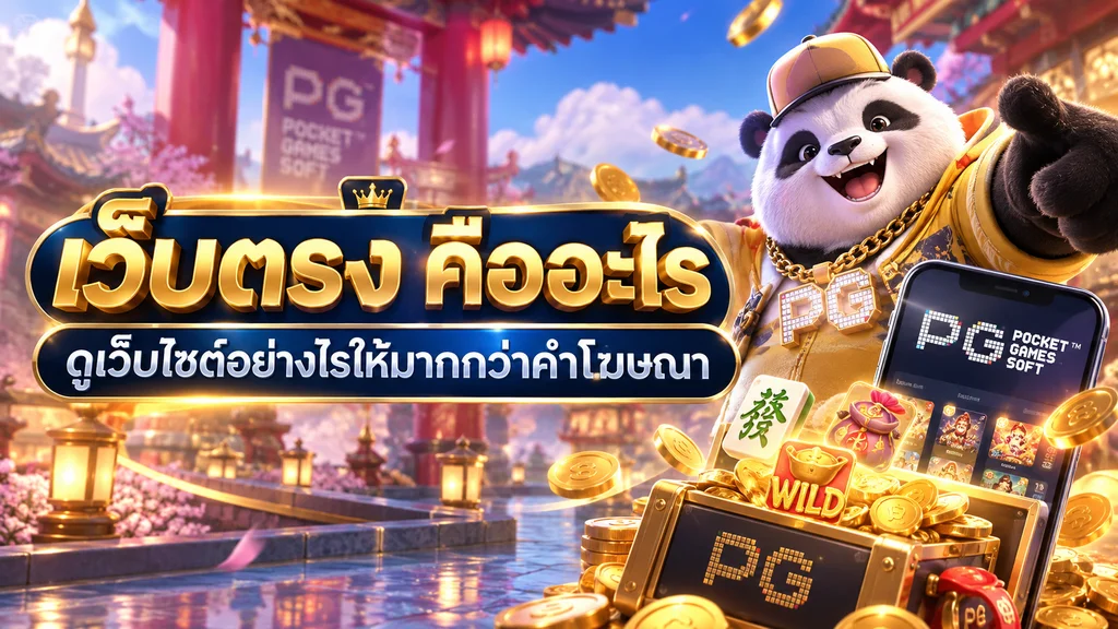 เว็บตรง คืออะไร ดูเว็บไซต์อย่างไรให้มากกว่าคำโฆษณา