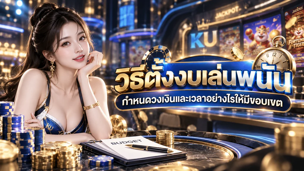 วิธีตั้งงบเล่นพนัน กำหนดวงเงินและเวลาอย่างไรให้มีขอบเขต