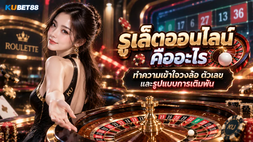 รูเล็ตออนไลน์ คืออะไร ทำความเข้าใจวงล้อ ตัวเลข และรูปแบบการเดิมพัน