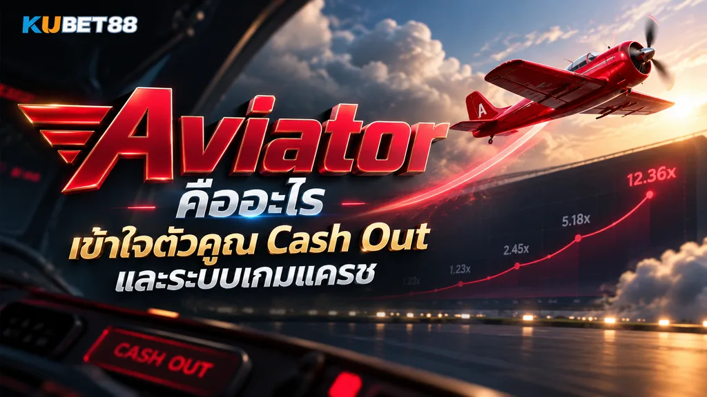 Aviator คืออะไร เข้าใจตัวคูณ Cash Out และระบบเกมแครช